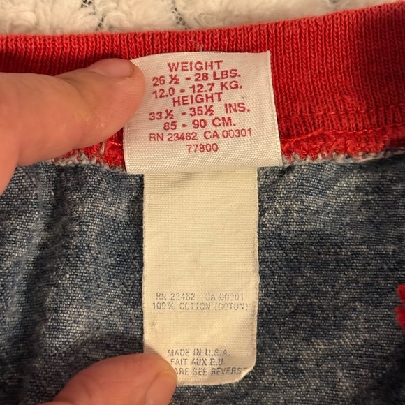 Buster Brown "Board To Be Wild" Embroidered Blue Denim Acid Wash Jacket 24 Mos. - Picture 6 of 6